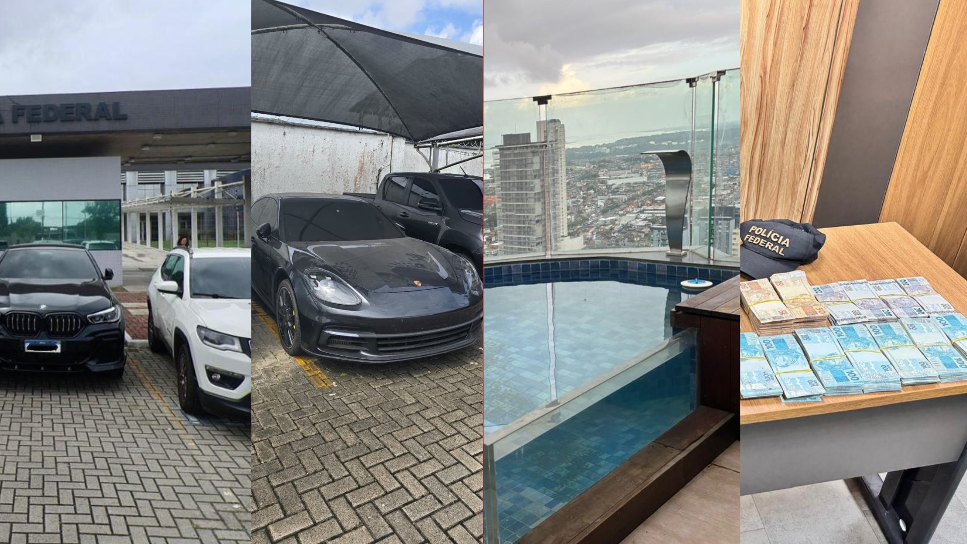 Servidor público é afastado e carros de luxo são apreendidos em operação da PF contra corrupção, no PA