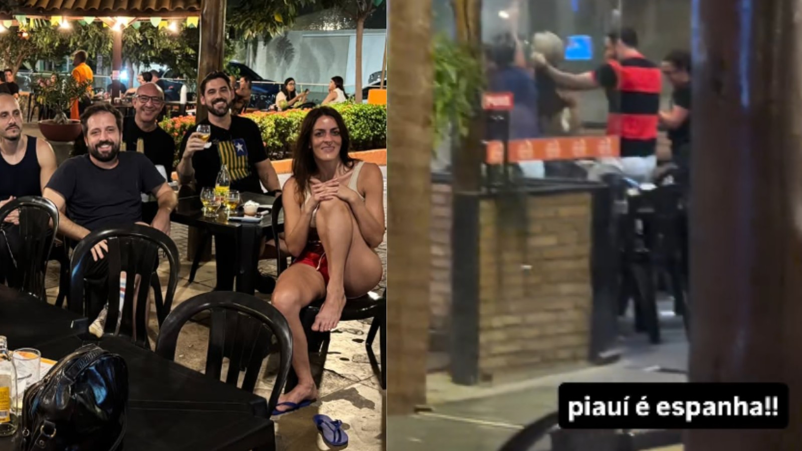 Gregório Duvivier assiste à final da Copa em restaurante em Teresina e brinca: 'Piauí é Espanha'