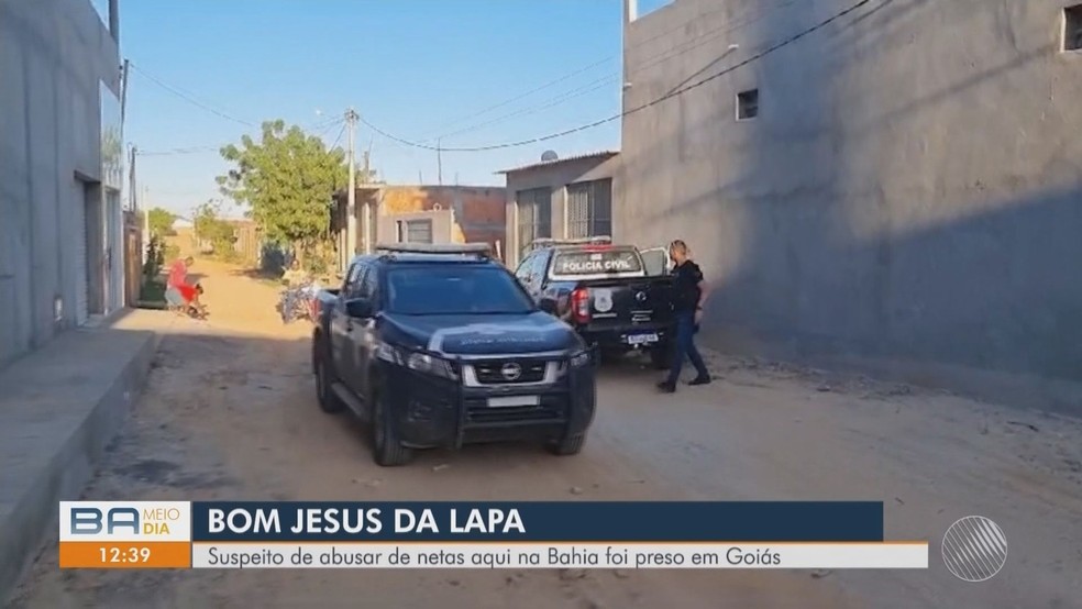 Suspeito de estupro de vulnerável na Bahia foi preso em Goiás — Foto: Reprodução/TV Oeste