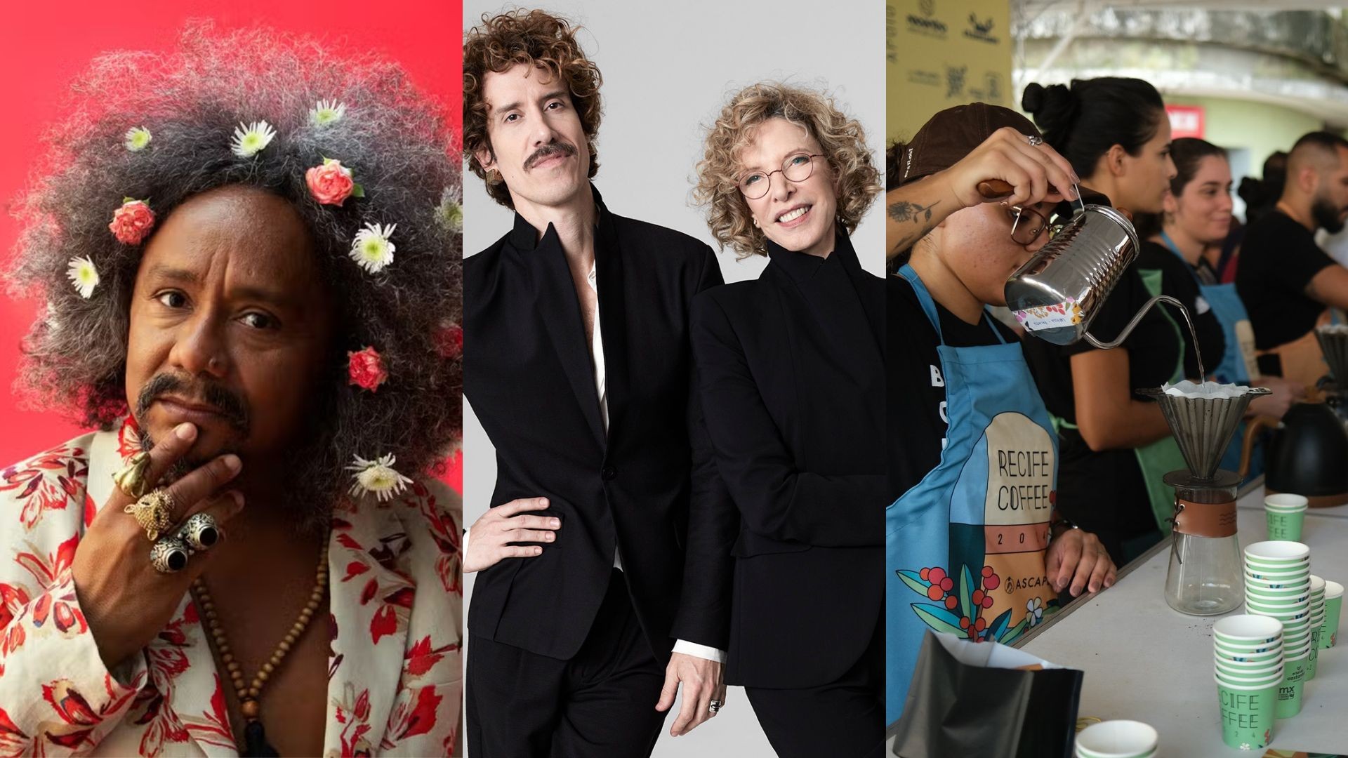 Show de Chico César, peça com Marília Gabriela e Theodoro Cochrane, Recife Coffee, exposições e mais: confira agenda cultural