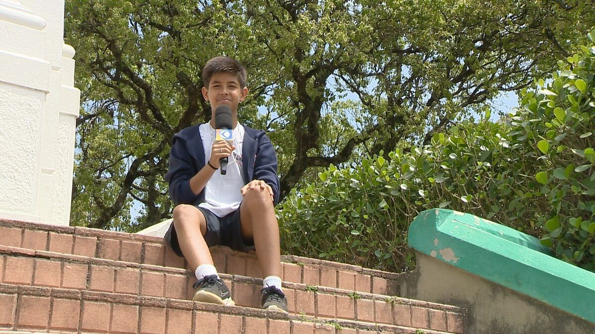 Repórter mirim fala sobre riscos ambientais em Juiz de Fora: 'O planeta é como uma grande casa e precisamos cuidar'