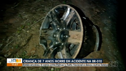 Criança de 7 anos morre em acidente na BR-010