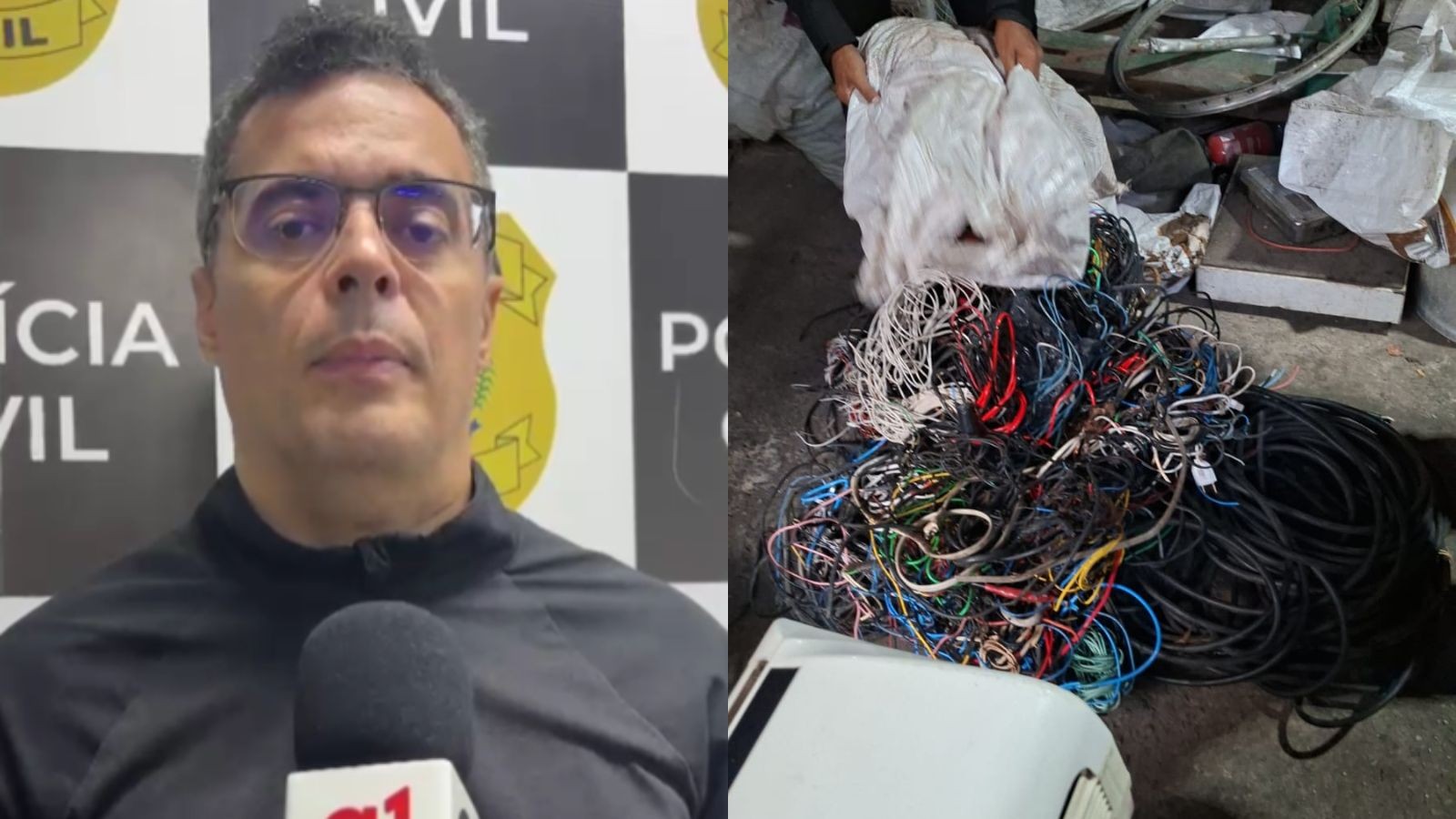 Delegado é mordido por cachorro durante operação contra receptação de metais em sucatas de Teresina; vídeo