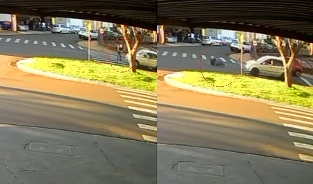 VÍDEO: homem é atropelado na faixa de pedestres em Jaú