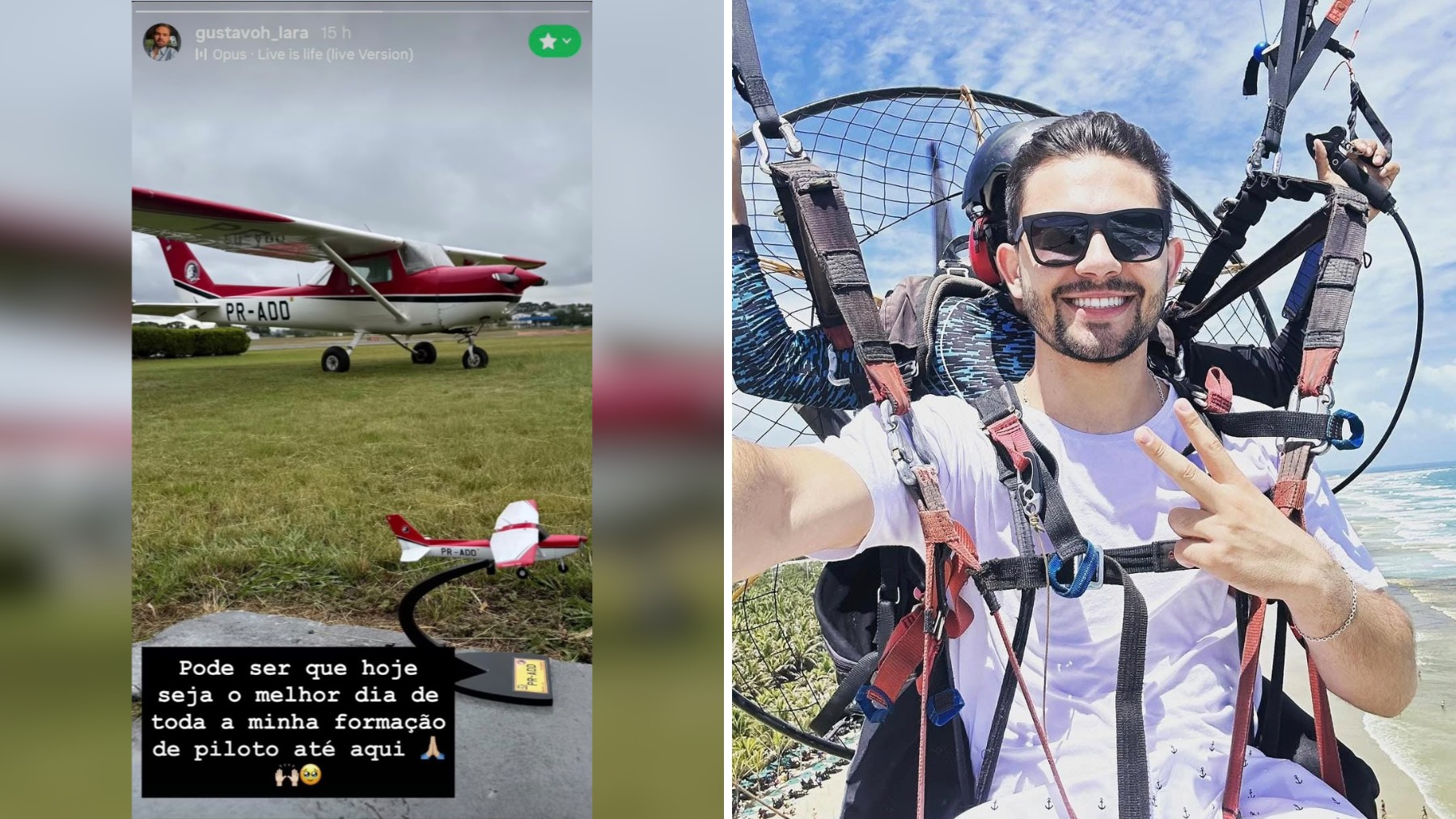 Morte após banho de óleo no Paraná: antes de passar mal, jovem comemorou formação como piloto: 'Pode ser que hoje seja o melhor dia'