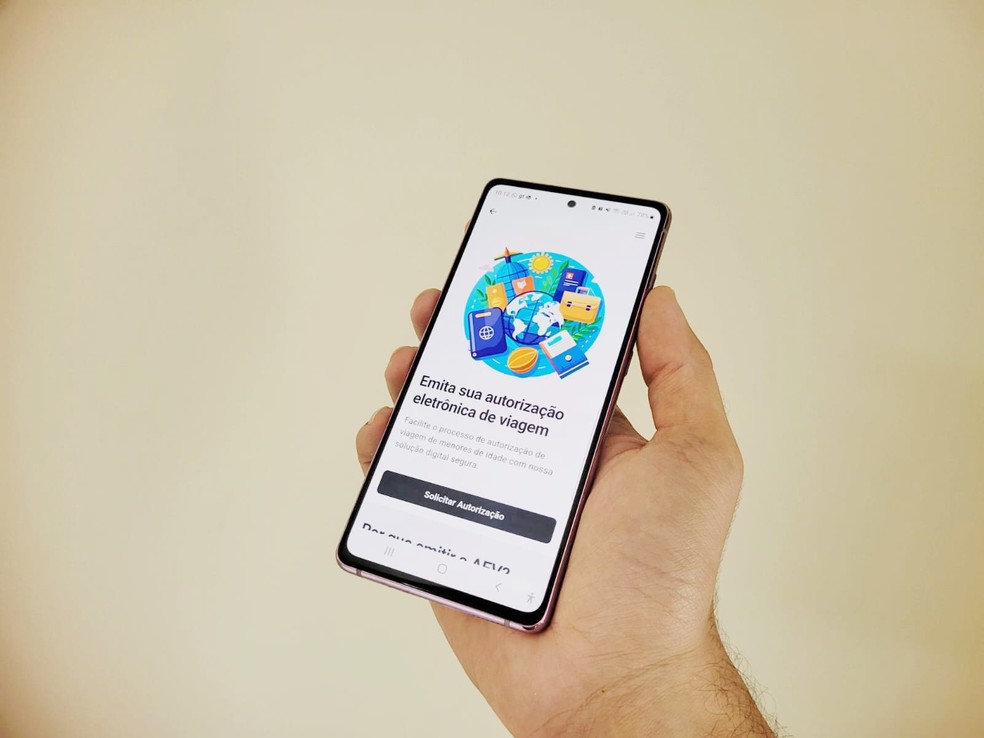 Autorização de viagem pode ser emitida online — Foto: Igor Jácome/g1