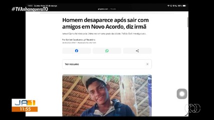 Investigações apuram o desaparecimento de Ismael Gama de Sousa