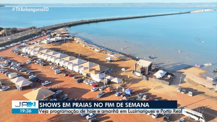 Prefeitura altera programação de shows na praia de Luzimangues; confira