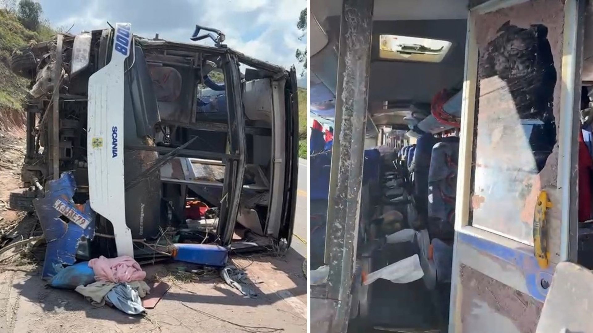 Ônibus sem freio e curva perigosa: entenda o que pode ter causado acidente com 3 mortos e 45 feridos na BR-262 no ES
