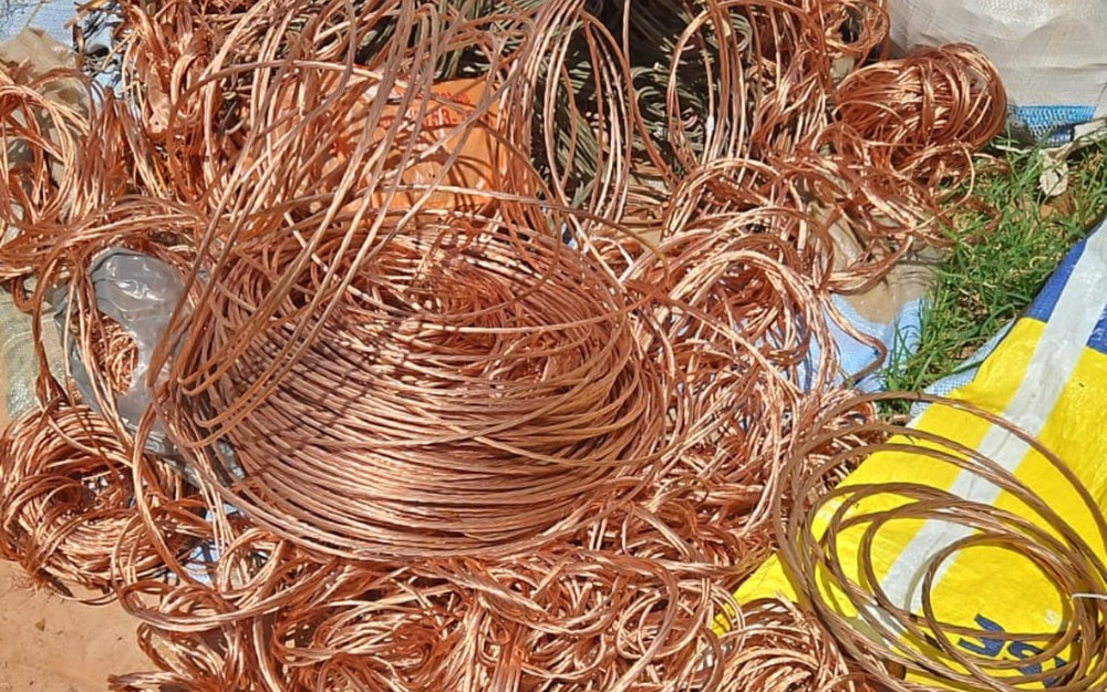 Polícia apreende cerca de duas toneladas de cobre de origem ilícita em Rio Preto
