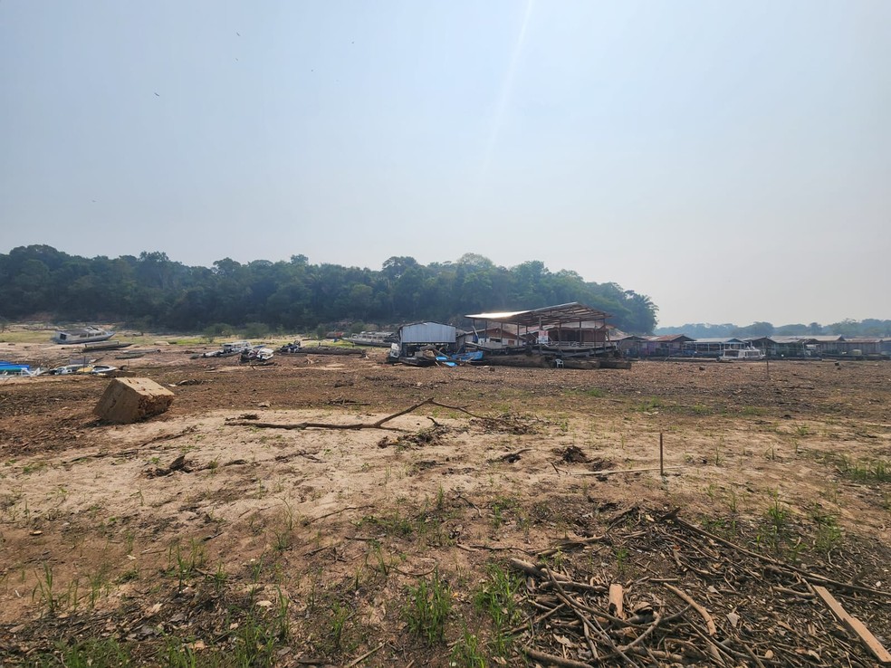 Manaus tem a 3&ordf; maior seca j&aacute; registrada e est&aacute; a 28 cm da vazante  hist&oacute;rica | Amazonas | G1