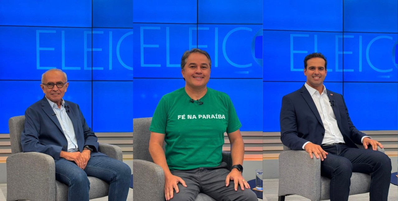 TVs Cabo Branco e Paraíba fazem debate entre candidatos ao governo da Paraíba; veja regras e como assistir
