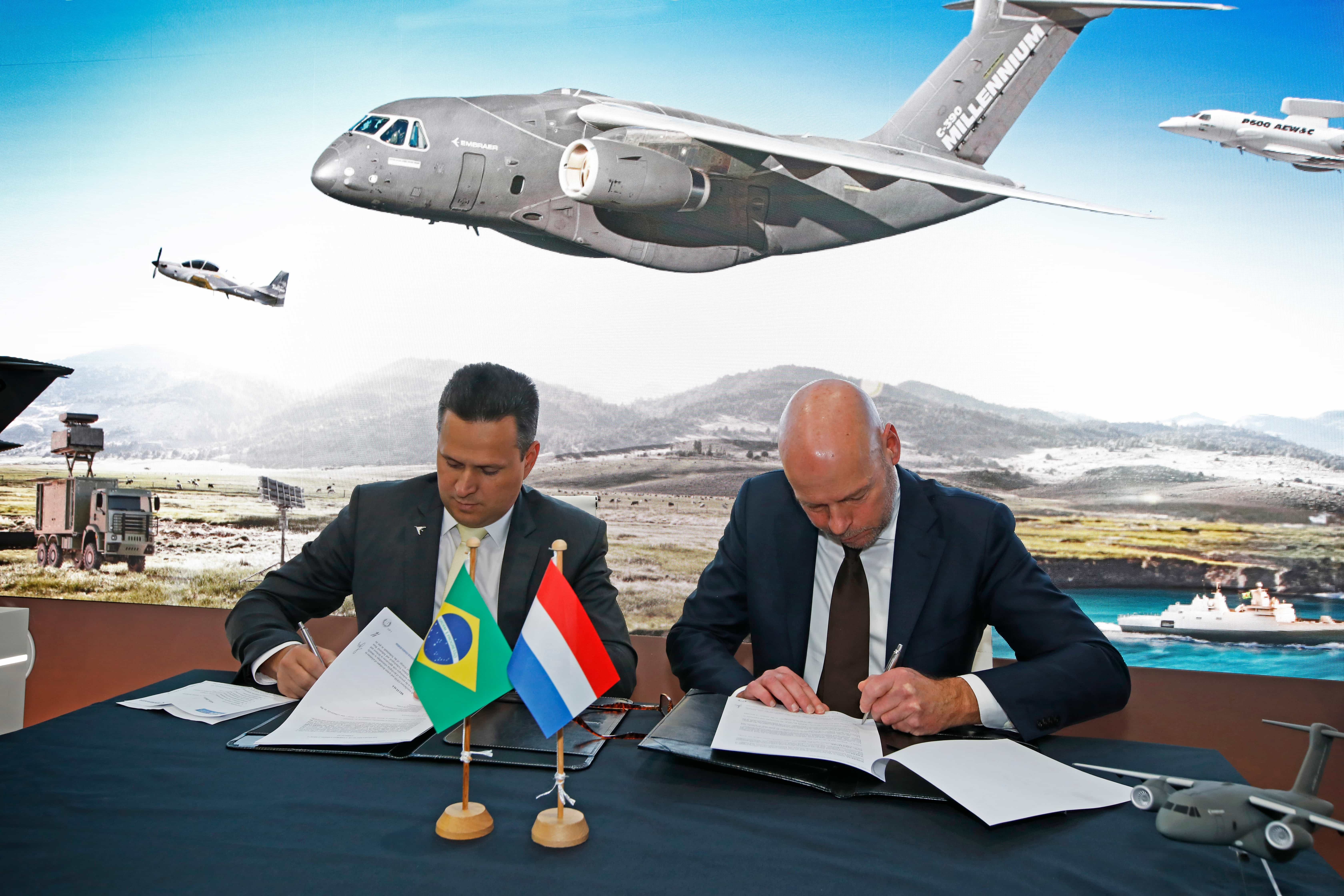 Embraer faz acordo com a Holanda para ampliar cooperação no setor de defesa e segurança