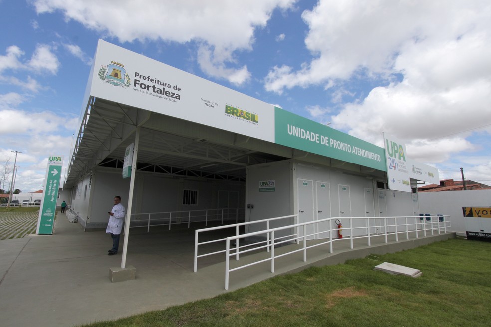 Professor buscou atendimento médico na UPA do Jangurussu em Fortaleza — Foto: Prefeitura de Fortaleza/Reprodução