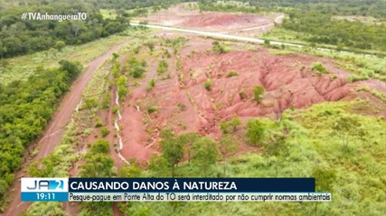 Pesque-pague em Ponte Alta do TO será interditado por não cumprir normas ambientais