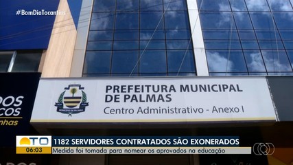 Prefeitura de Palmas exonera 1.182 servidores contratados na educação municipal