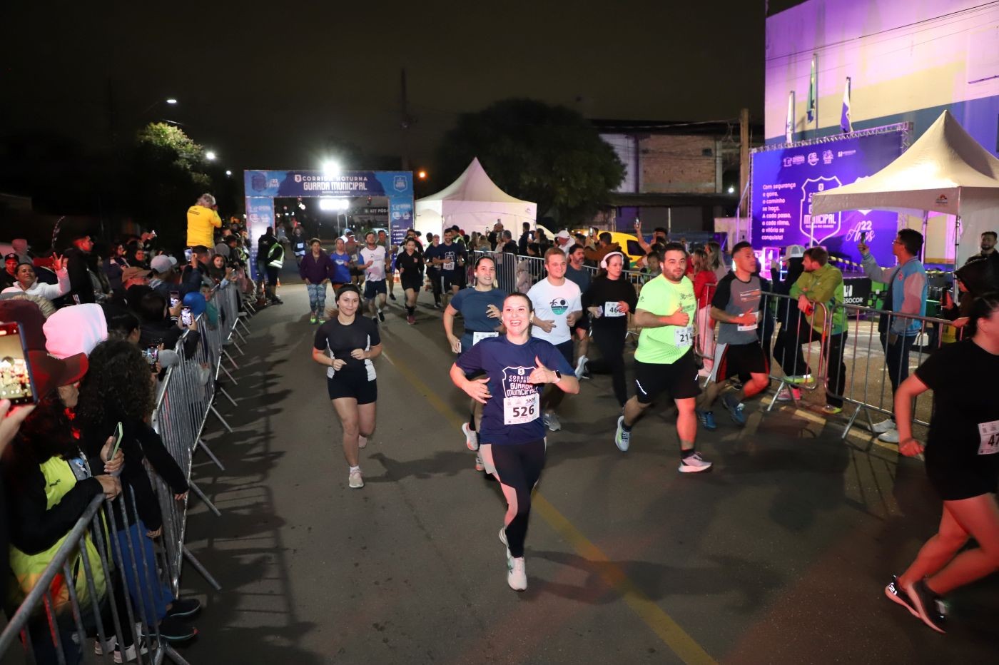 4ª Corrida Noturna celebra 23 anos da Guarda Municipal de Fazenda Rio Grande
