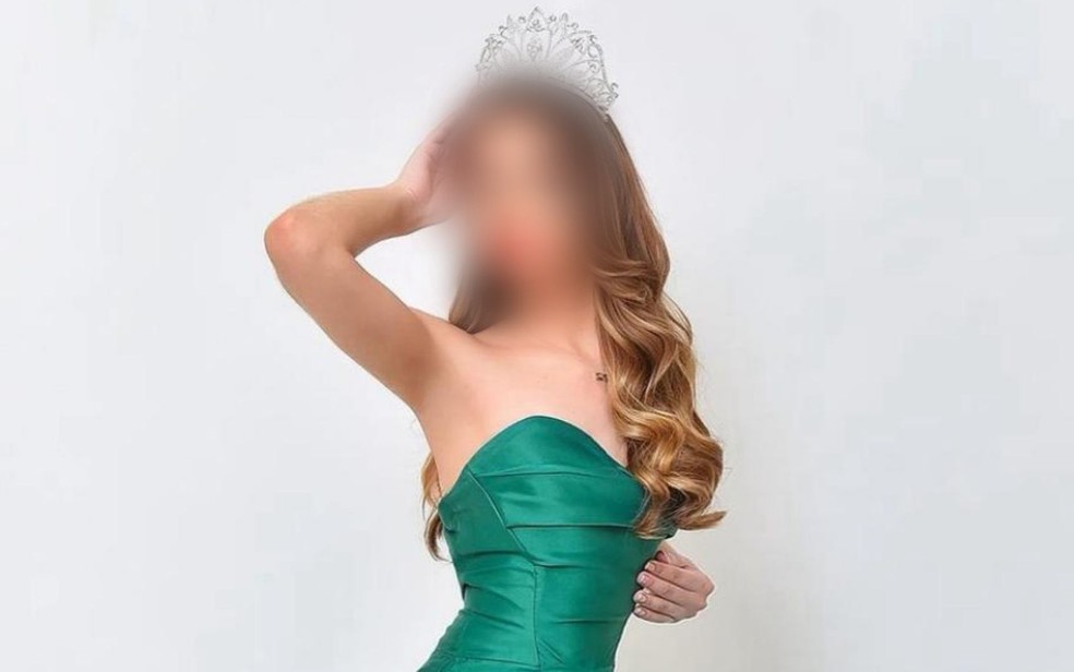 Miss trans que denunciou delegado Kleyton Manoel por estupro, em Goiânia — Foto: Reprodução/Redes Sociais