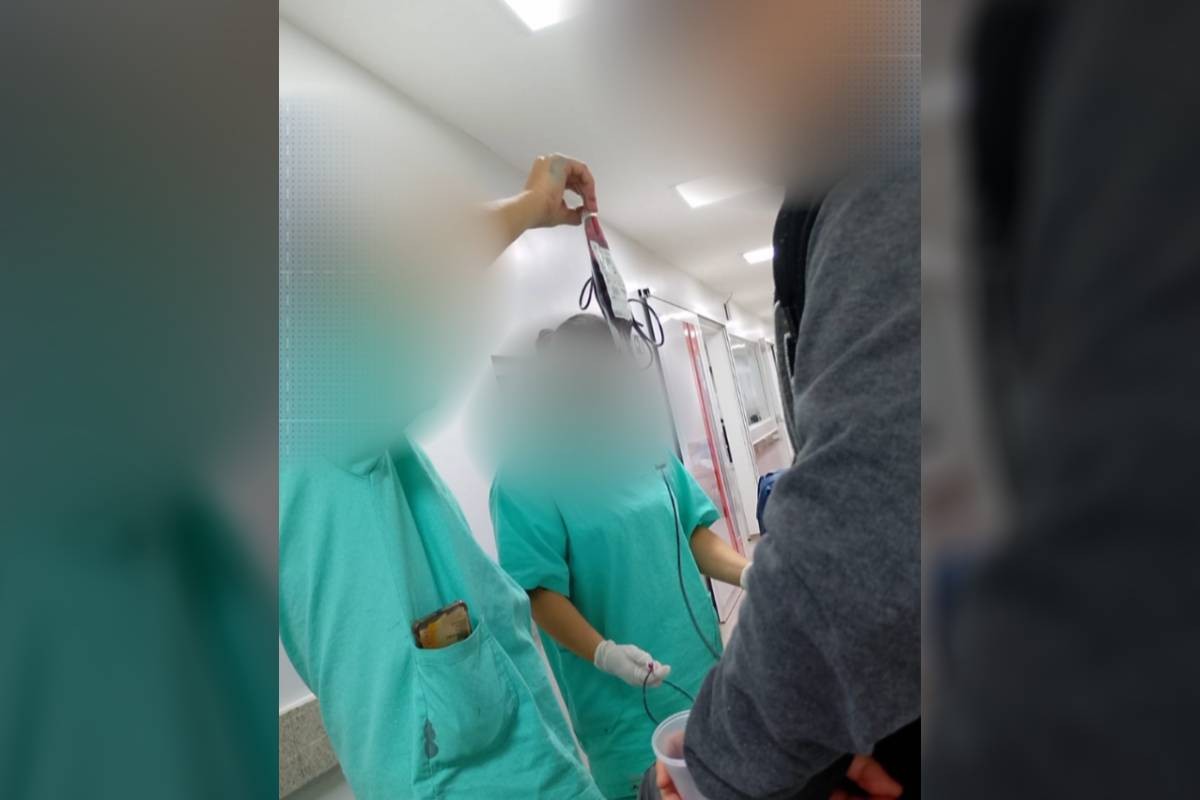 "Eu vi o meu marido morrer e voltar de volta", diz esposa de paciente que teve reação ao receber transfusão de sangue em hospital do Paraná