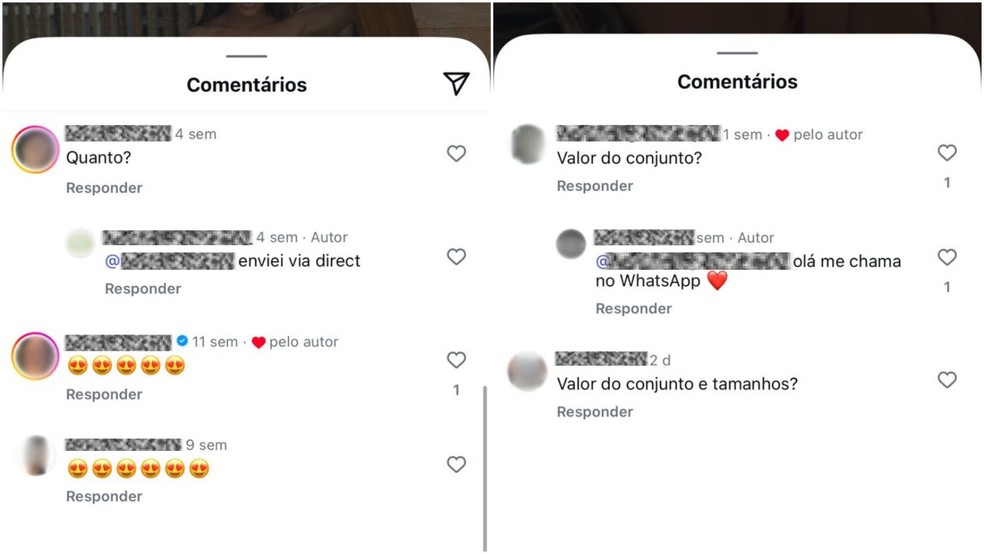 Entenda quais são os riscos da tática do "preço no direct". — Foto: Reprodução/Instagram