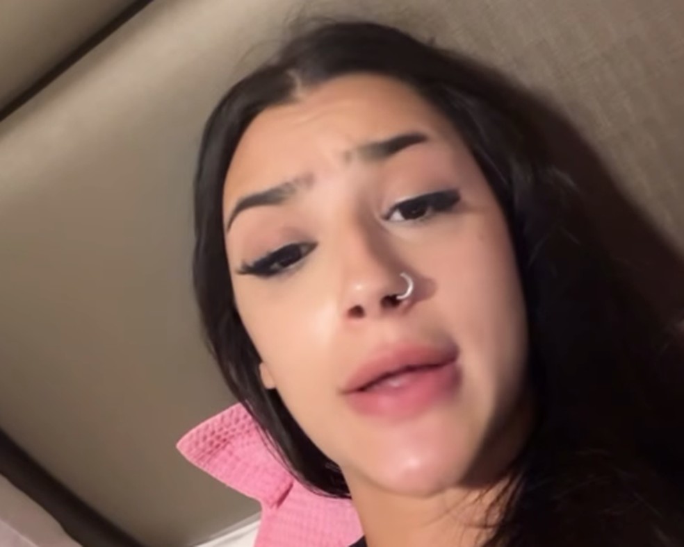 Bia Miranda se explica em stories — Foto: Reprodução