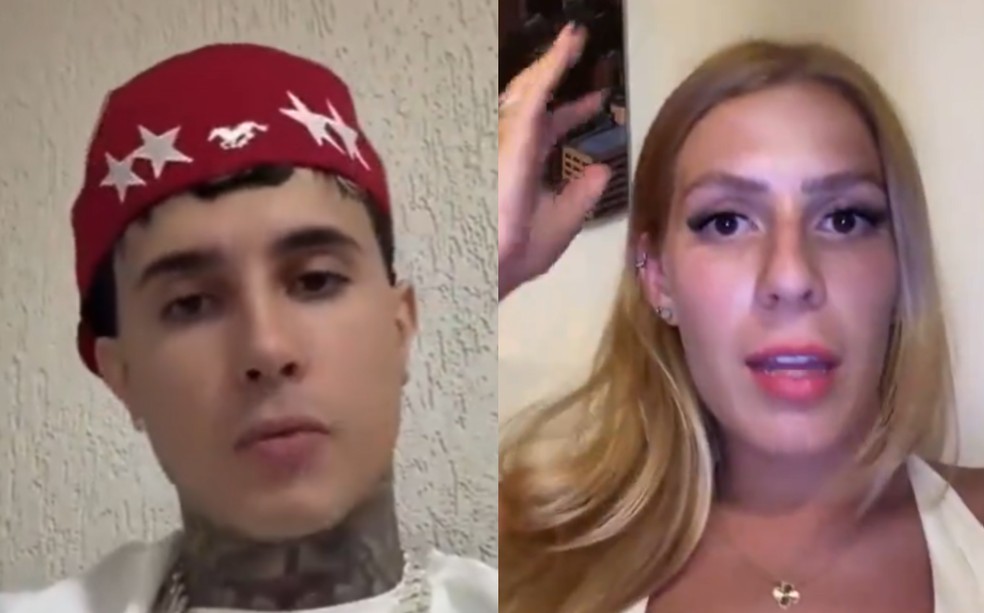 MC Paiva e Malévola: briga por cabelo de R$ 6 mil termina em pancadaria em cinema e acusações de transfobia — Foto: Redes sociais