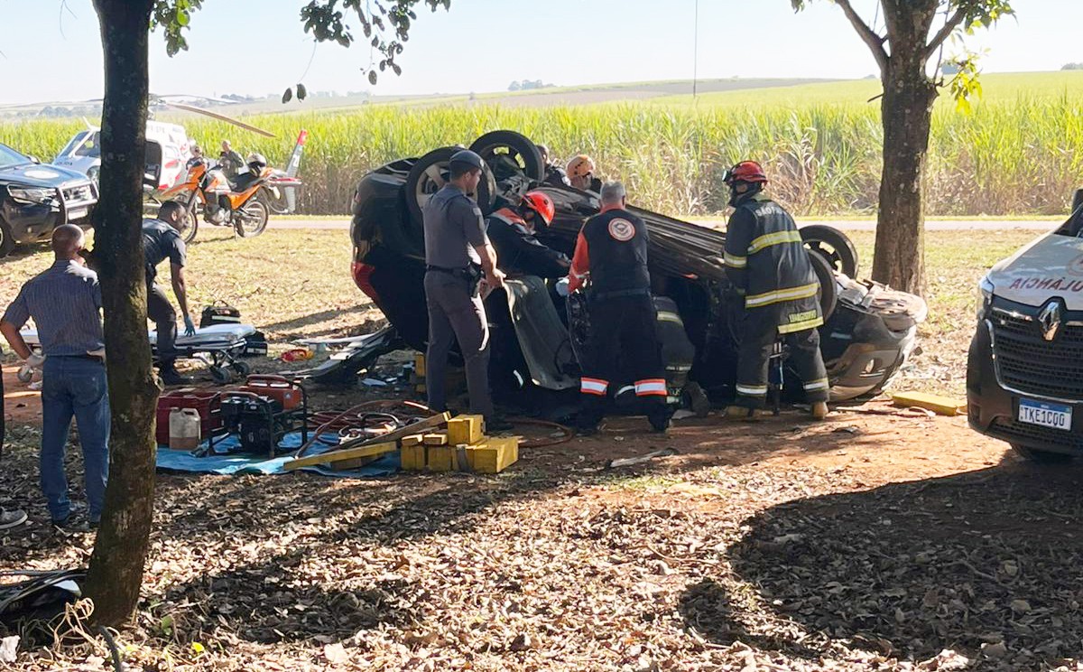 Acidente deixa mulher em estado grave em rodovia de Elias Fausto