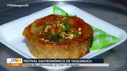 Lista de aprovados para participar do Festival Gastronômico de Taquaruçu é divulgada