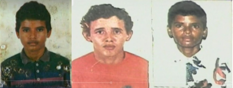 Os jovens foram mortos em 1994 durante uma operação policial — Foto: TV Liberal