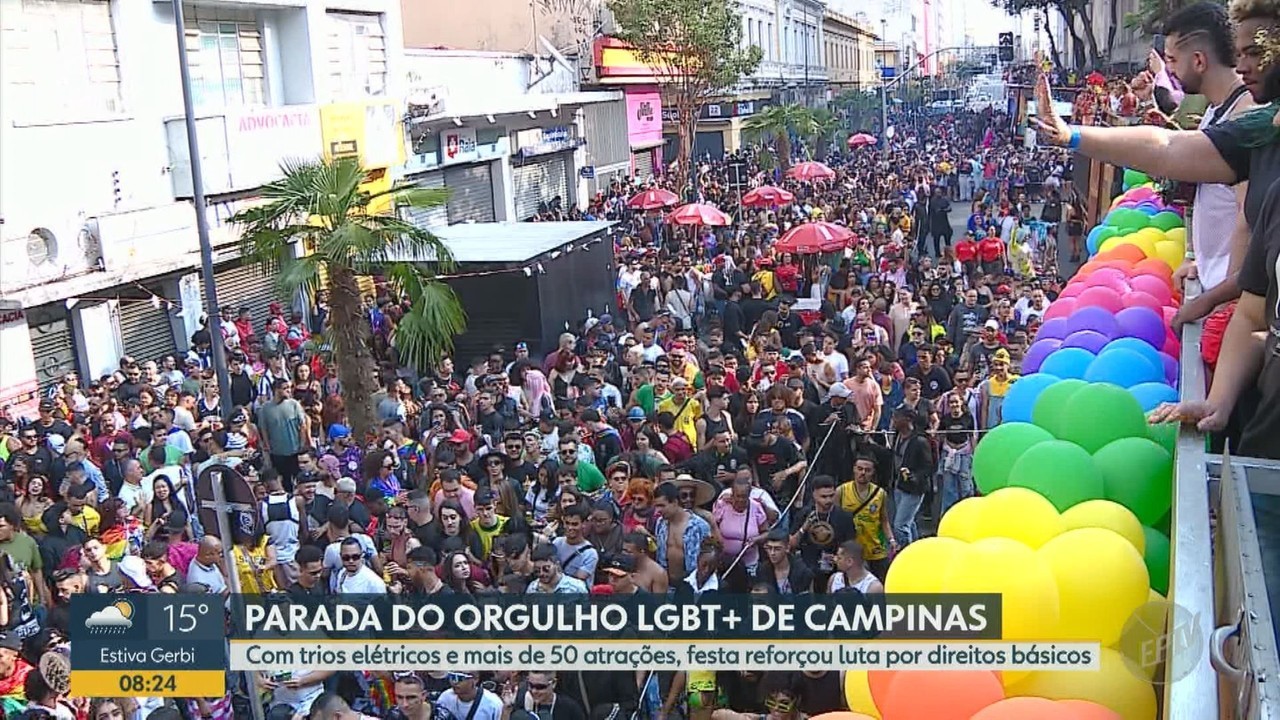 FOTOS: 25ª Parada do Orgulho LGBT+ lota ruas de Campinas