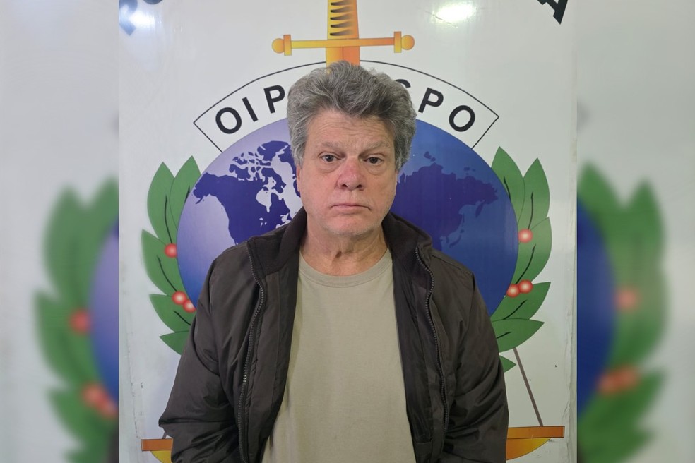 Gerson Palermo foi preso na região de Santa Cruz de La Sierra, na Bolívia.  — Foto: Reprodução