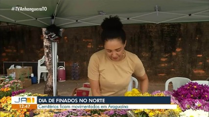 Cemitérios ficam movimentados em Araguaína no Dia de Finados