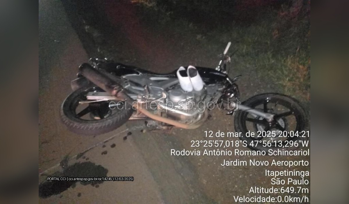 Motociclista morre após bater na traseira de caminhão na SP-127 em Tatuí