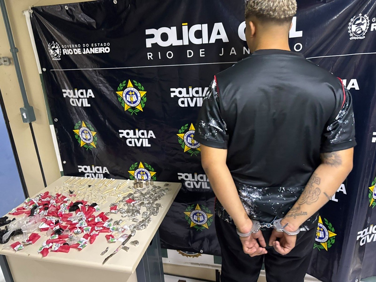 Homem ligado ao Comando Vermelho é preso em Búzios, segundo a polícia