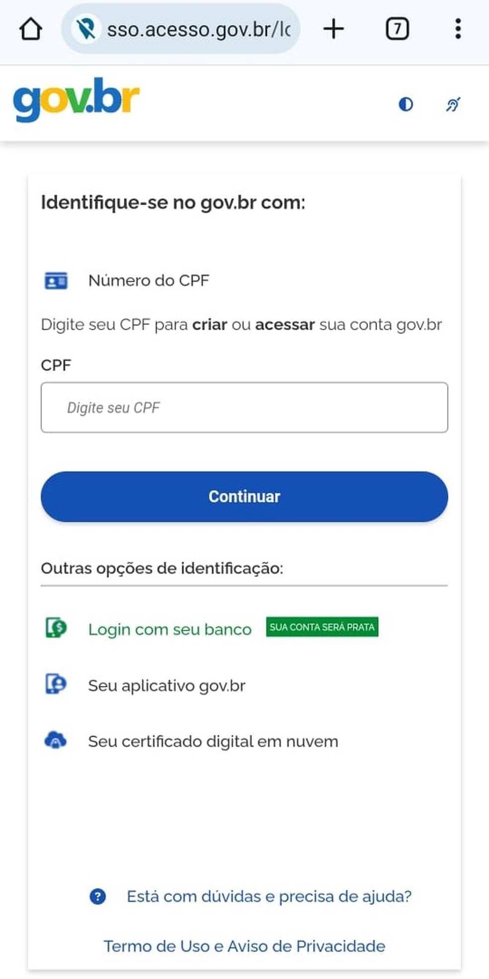 Passo 1: como consultar o local de provas do Enem — Foto: Reprodução