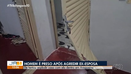 Homem é preso após agredir a ex-esposa em Araguaína