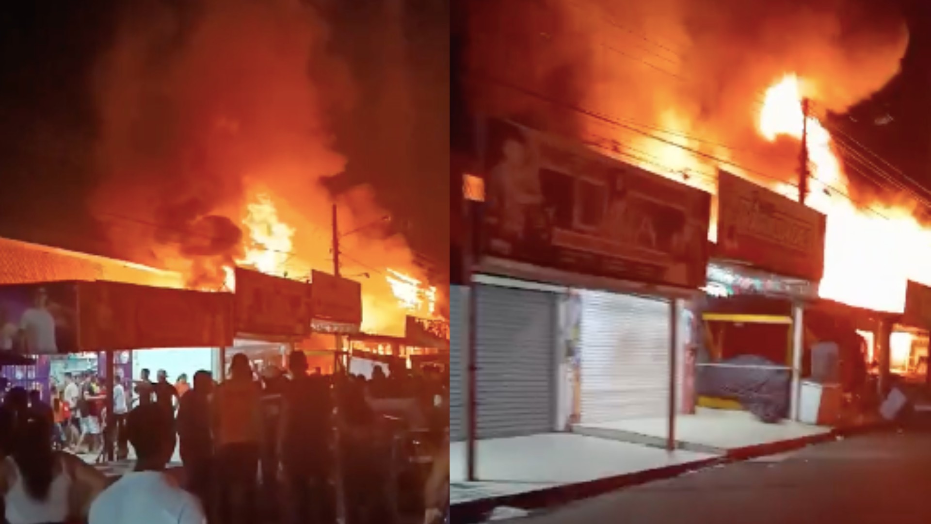 Incêndio atinge mais de 10 lojas comerciais no interior do Pará