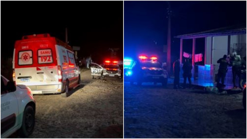 Grupo armado invade casa e mata casal em Guaraciaba do Norte, na madrugada desta segunda-feira (17). — Foto: Mateus César/ Arquivo pessoal