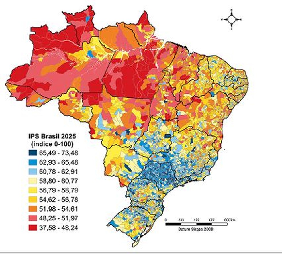 Uberlândia está entre 358 municípios com IPS médio de 67,56 — Foto: Instituto Imazon/divulgação