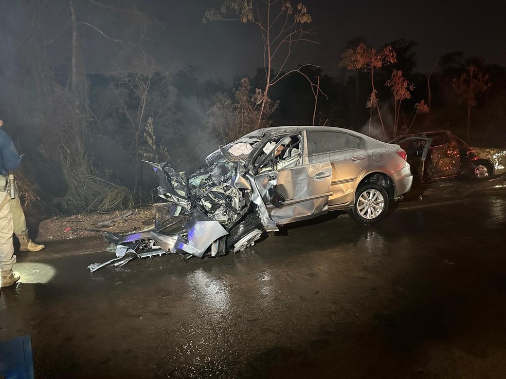 Outras três pessoas morreram em um acidente na BR-163 em Sinop (MT) — Foto: João Carlos Morandi