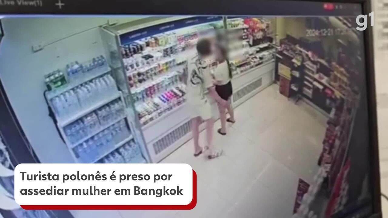 Turista polonês é preso por dar tapa na bunda de mulher na Tailândia