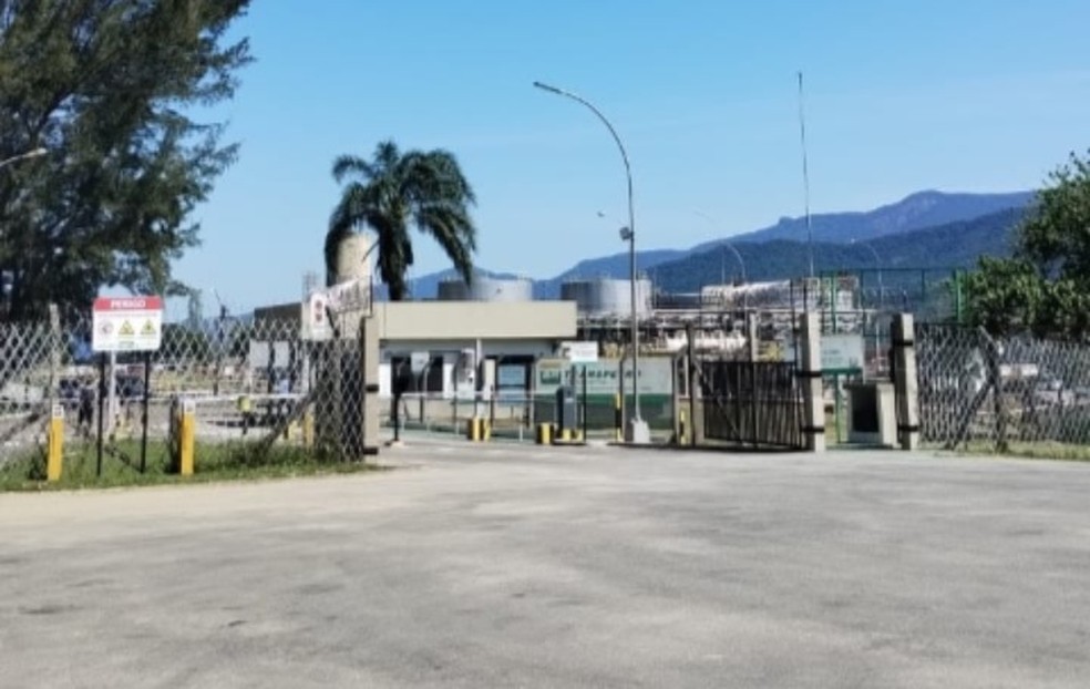 Transpetro em Angra dos Reis — Foto: Isabelle Magalhães/ TV Rio Sul