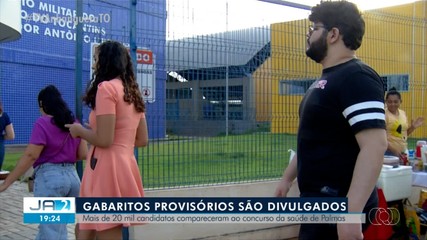 Mais de 20 mil candidatos compareceram ao concurso da saúde de Palmas no fim de semana