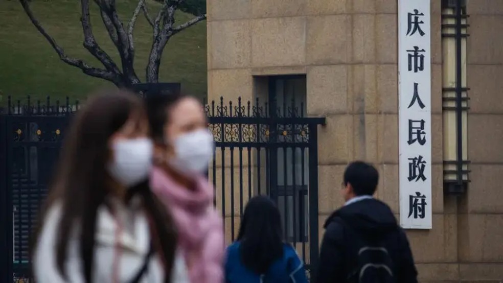 A pandemia de Covid-19 exacerbou as tensões entre EUA e China. — Foto: Getty Images via BBC