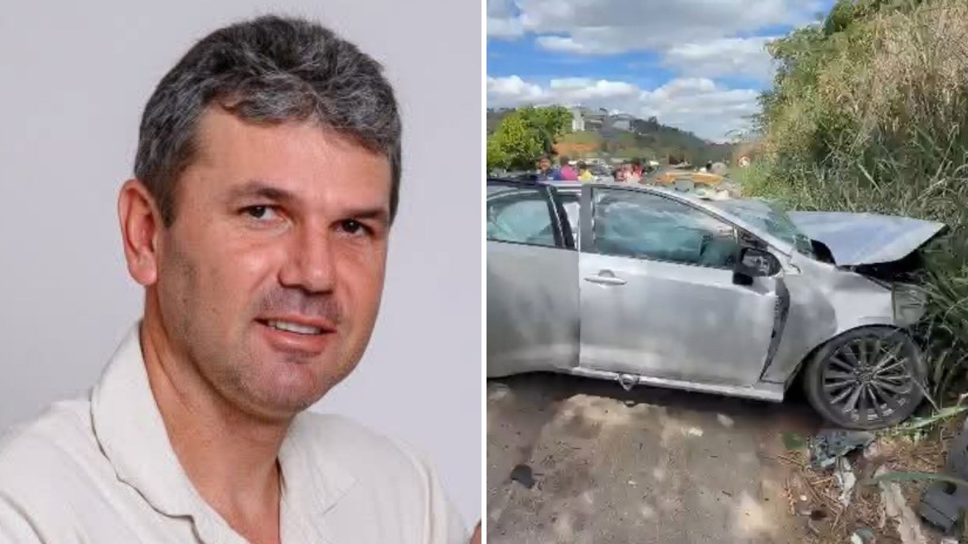 Motorista morre após carro invadir a contramão e atingir micro-ônibus com pacientes na BR-259 em Colatina