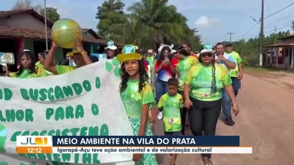 Caminhada ecológica reúne comunidade em Igarapé-Açu, nordeste do estado