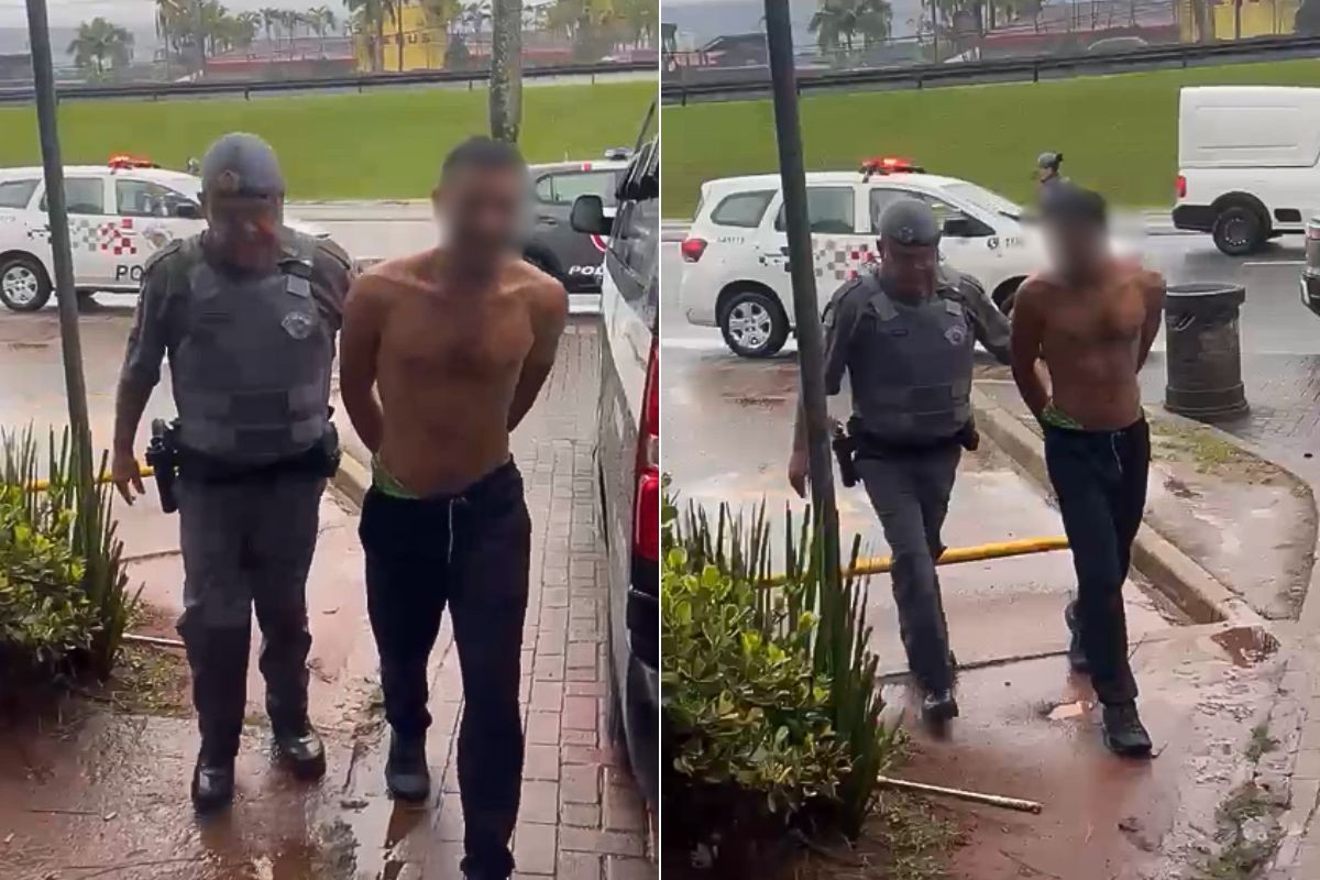Jovem é preso após tentar matar namorado da ex com golpes de canivete no litoral de SP