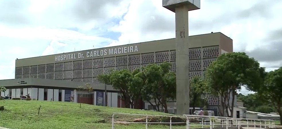 Hospital Dr. Carlos Macieira em São Luís (MA) — Foto: Reprodução/TV Mirante