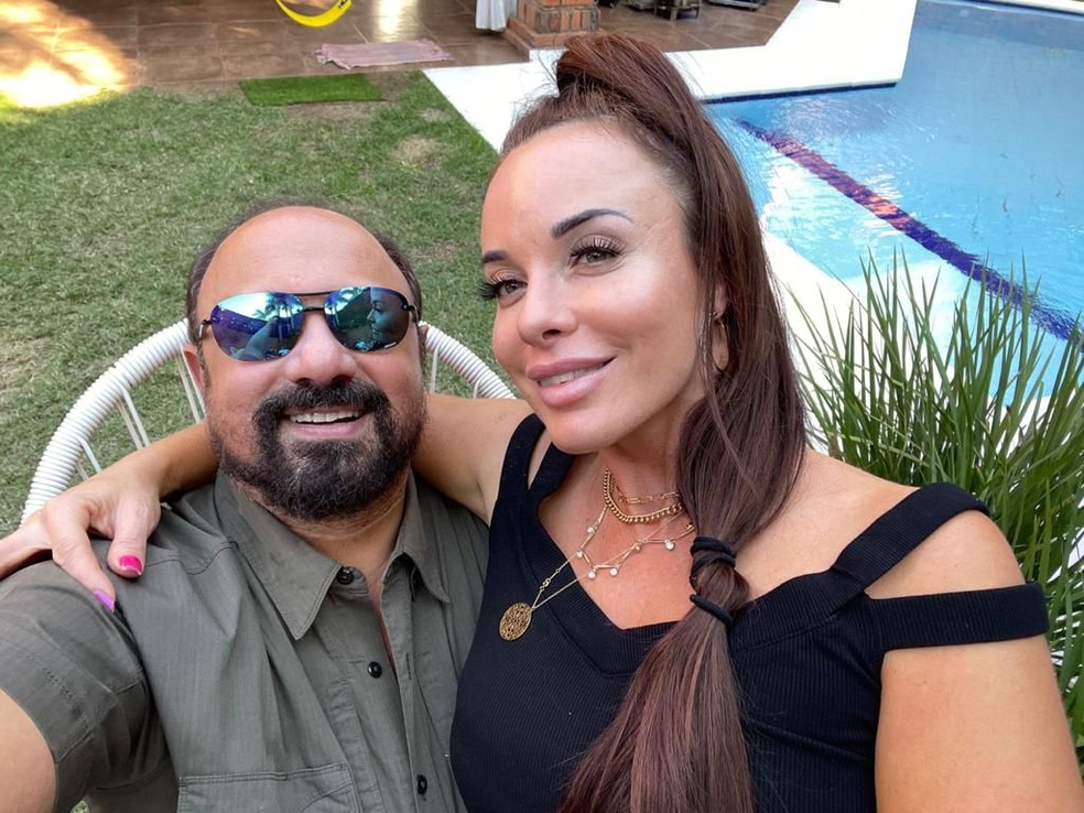 Diego Dirisio e a mulher Julieta Vanessa Nardi Aranda — Foto: Polícia Federal