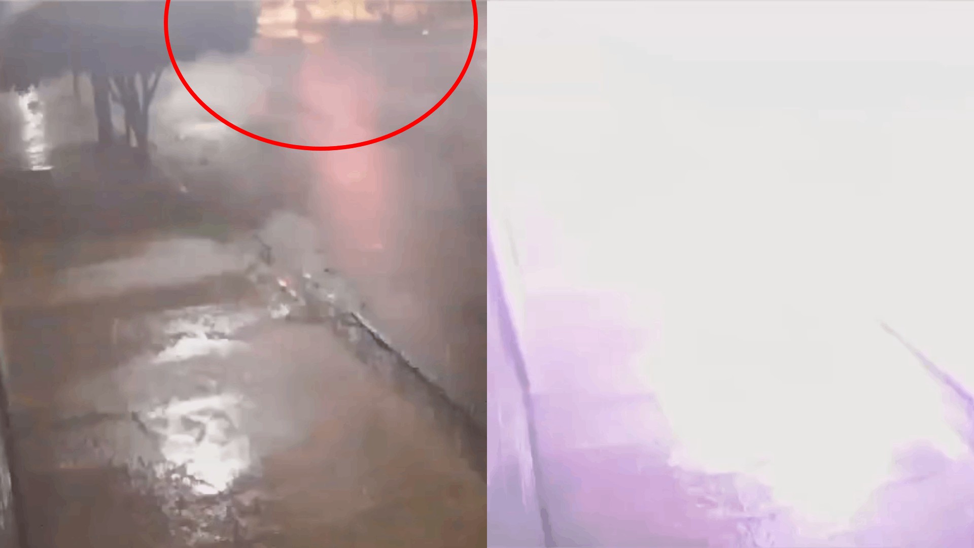 Câmera flagra raio que matou casal em Ourinhos; VÍDEO